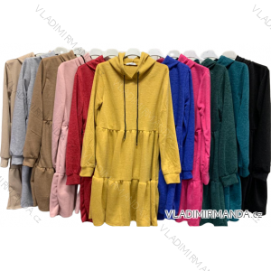 Women's Long Sleeve Shirt Dress (S/M/L ONE SIZE) ITALIAN FASHION IMC22658