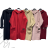 Women's Long Sleeve Shirt Dress (S/M/L ONE SIZE) ITALIAN FASHION IMC22658