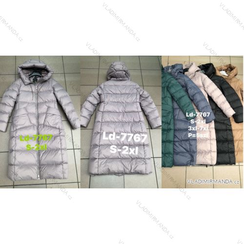 Kabát zimní dámský nadrozměr (3XL-7XL) LIBLAN POLSKÁ MÓDA LIB22LD-7778