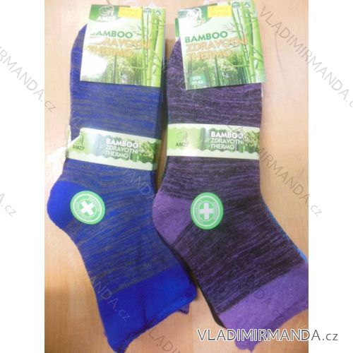 Socks warm thermo health bamboo ladies fashion pattern (35-42) AMZF PB-5413
