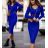 Women's elegant party long sleeve dress (S/M ONE SIZE) ITALIAN FASHION IM322282 Creamy S/M