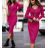 Women's elegant party long sleeve dress (S/M ONE SIZE) ITALIAN FASHION IM322282 Creamy S/M