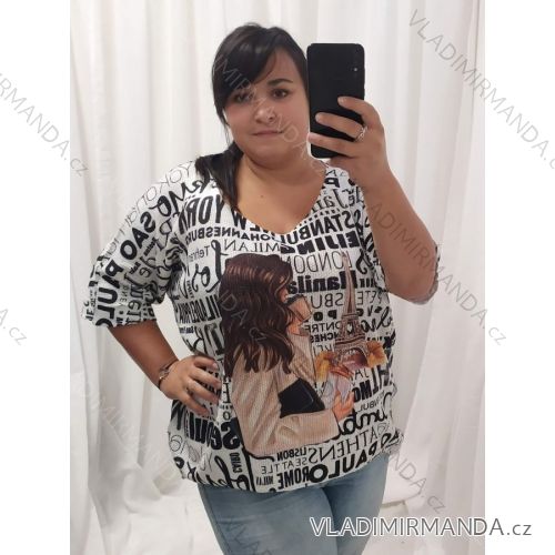 Women's Oversized Zippered Extended Hoodie Long Sleeve (M / L ONE SIZE) ITALIAN FASHION IM422PARIS