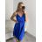 Šaty letní na ramínka dámské (S/M ONE SIZE) ITALSKÁ MÓDA IMPBB22B21841
