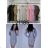 Women's Long Knitted Turtleneck Short Sleeve Dress (S/M ONE SIZE) ITALIAN FASHION IMM22FD51751
