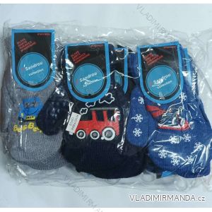 Boys' mittens (10-16 cm) PV322SANR7451