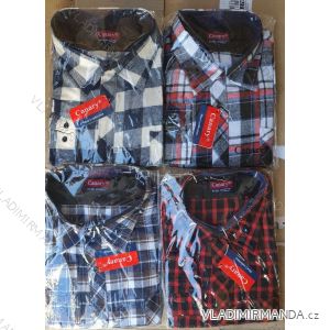 Flannel shirts long sleeve men (m-3xl) CANARY CANARY-10