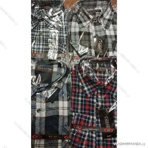 Men's warm flannel shirt 40-47 HENXING 829A