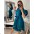Women's elegant party long sleeve dress (S/M ONE SIZE) ITALIAN FASHION IM322282