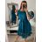 Women's elegant party long sleeve dress (S/M ONE SIZE) ITALIAN FASHION IM322282