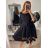 Women's elegant party long sleeve dress (S/M ONE SIZE) ITALIAN FASHION IM322282