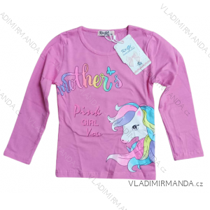 T-shirt long sleeve with sequins children's girl (98-128) KUGO DC0002