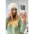 Cap with fleece Mariola K246 white