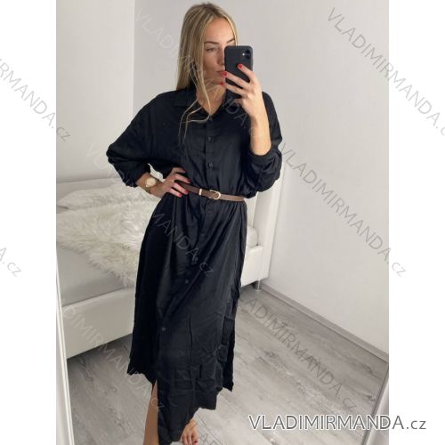 Šaty letní na ramínka dámské (S/M ONE SIZE) ITALSKÁ MÓDA IMPBB22B21841