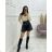 Women's Leatherette Shorts (SML) ITALIAN FASHION IMM22MS13079