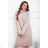 Women's Long Sleeve Turtleneck Knitted Dress (S/M ONE SIZE) ITALIAN FASHION IMWC223598