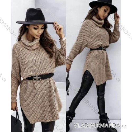 Summer long sleeve flowered women's dress (UNI S / L) ITALIAN FASHION IMK20150