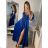 Šaty letní na ramínka dámské (S/M ONE SIZE) ITALSKÁ MÓDA IMPBB22B21841 white S/M