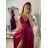 Šaty letní na ramínka dámské (S/M ONE SIZE) ITALSKÁ MÓDA IMPBB22B21841 white S/M