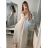 Šaty letní na ramínka dámské (S/M ONE SIZE) ITALSKÁ MÓDA IMPBB22B21841 white S/M