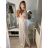 Šaty letní na ramínka dámské (S/M ONE SIZE) ITALSKÁ MÓDA IMPBB22B21841 white S/M