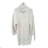 Women's Knitted Extended Long Sleeve Sweater (S/M/L ONE SIZE) ITALIAN FASHION imwb22272 Gray M / L