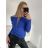 Women's Long Sleeve Sweater (S / M ONE SIZE) ITALIAN FASHION IMM219072 red S/M