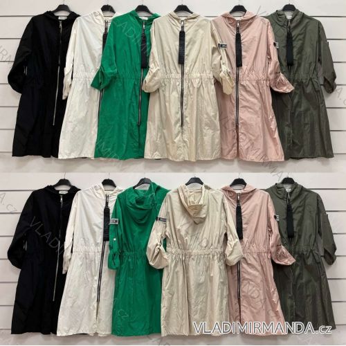 Women's Long Sleeve Hooded Jacket (S/M ONE SIZE) ITALIAN FASHION IMWY22182