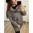 Women's elegant party long sleeve dress (S/M ONE SIZE) ITALIAN FASHION IM322282 2XL/3XL Emerald