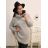 Women's elegant party long sleeve dress (S/M ONE SIZE) ITALIAN FASHION IM322282 2XL/3XL Emerald