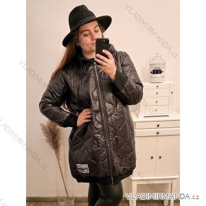 Women's Plus Size Hooded Jacket (XL/2XL ONE SIZE) ITALIAN FASHION IM422684