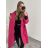 Long women's fleece coat (SML-XL) ITALIAN FASHION IMD211106 -   red -   S/M/L