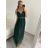 Šaty letní na ramínka dámské (S/M ONE SIZE) ITALSKÁ MÓDA IMPSH223670 kerosene S/M
