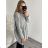Svetr oversize dlouhý rukáv dámský (S/M/L ONE SIZE) ITALSKÁ MÓDA IMWB22328