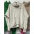Svetr pletený dlouhý rukáv dámské (S/M ONE SIZE) ITALSKÁ MÓDA IMWAA223623