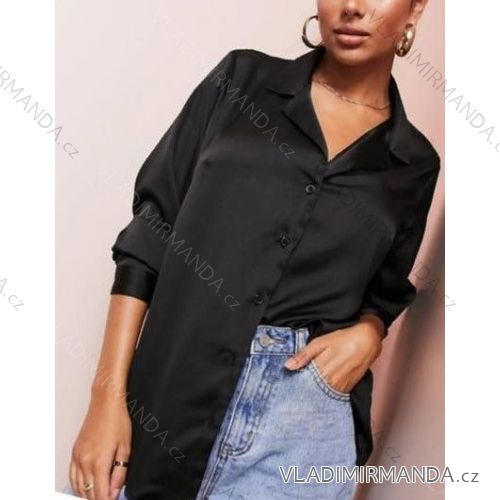 Košile oversize dlouhý rukáv dámské (S/M/L ONE SIZE) ITALSKÁ MÓDA IMWC223657