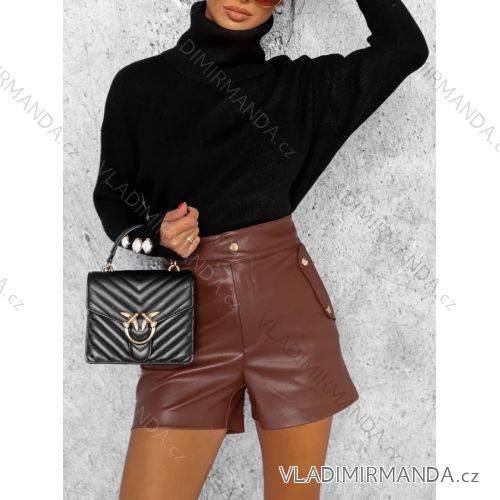 Women's Long Sleeve Turtleneck Sweater (S/M ONE SIZE) ITALIAN FASHION IMWGS223667