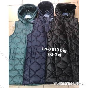 Vesta s kapucí dámská nadrozměr (3XL-7XL) LIBLAND HKW227513
