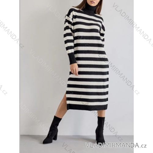 Summer long sleeve flowered women's dress (UNI S / L) ITALIAN FASHION IMK20150