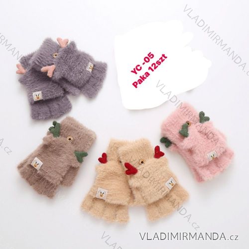 Winter gloves women (ONE SIZE) DELFIN DEL20DR-202