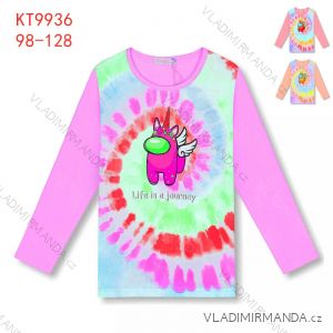 T-shirt with long sleeves children's girls girls (98-128) KUGO ML7227