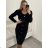 Summer long sleeve flowered women's dress (UNI S / L) ITALIAN FASHION IMK20150