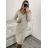 Summer long sleeve flowered women's dress (UNI S / L) ITALIAN FASHION IMK20150