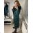 Kabát zimní dámský (S-2XL) POLSKÁ MÓDA HKW22D180759 Emerald M