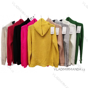 Women's Long Sleeve Knitted Turtleneck Sweater (S/M ONE SIZE) ITALIAN FASHION IMPLI226526