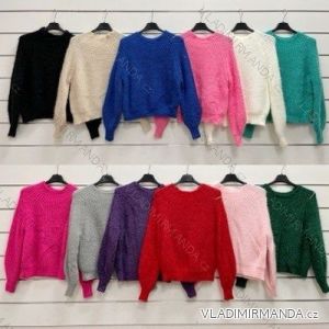 Women's Warm Long Sleeve Sweater (S/M ONE SIZE) ITALIAN FASHION IMWY22240