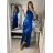 Šaty plesové dlouhé elegantní bez rukávu dámské (S/M ONE SIZE) ITALSKÁ MÓDA IMPBB22B22876 S/M Wine