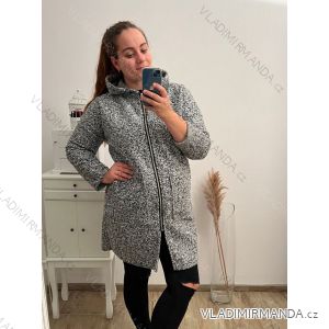 Long women's fleece coat (SML-XL) ITALIAN FASHION IMD211106