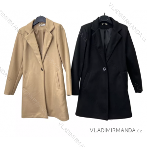 Women's Autumn Leather Long Sleeve Coat (S/M ONE SIZE) ITALIAN FASHION IMPLM2255500