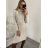 Women's Long Sleeve Turtleneck Knitted Dress (S/M ONE SIZE) ITALIAN FASHION IMWAA223600